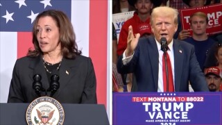 Kamala Harris and Donald Trump