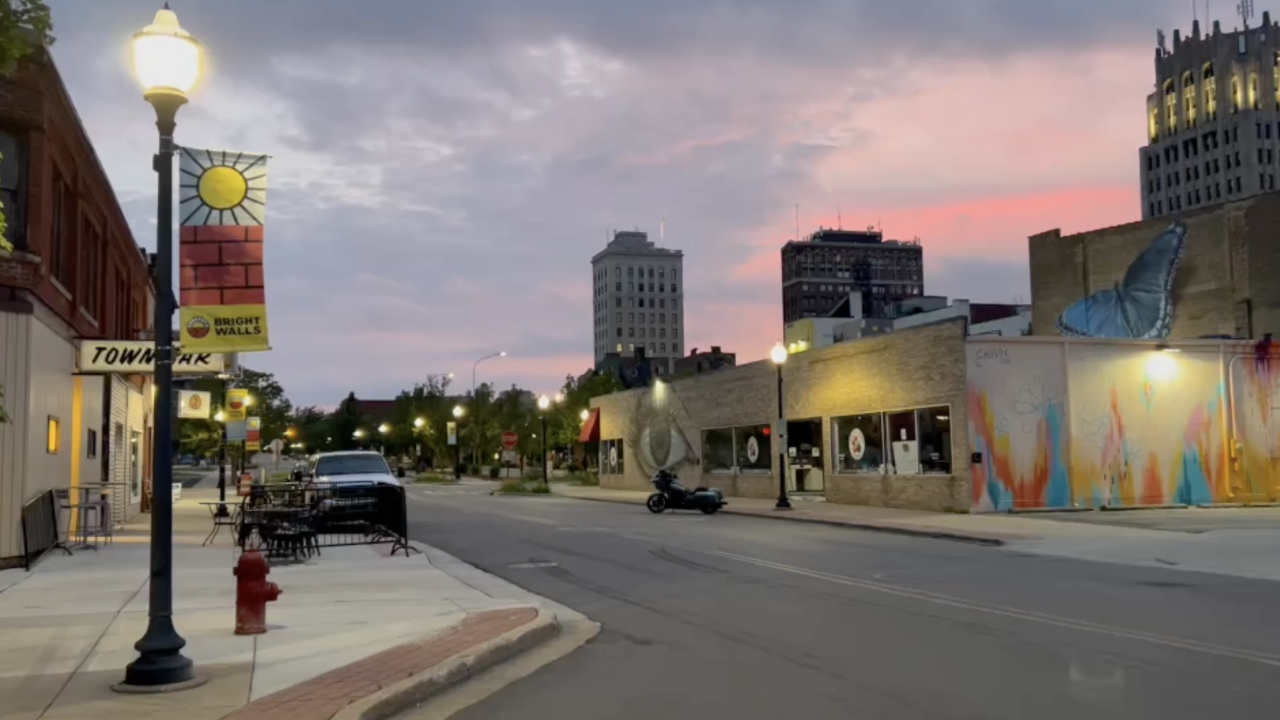 Downtown Jackson at Dusk