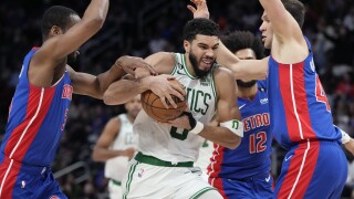 Jayson Tatum Celtics Pistons Basketball